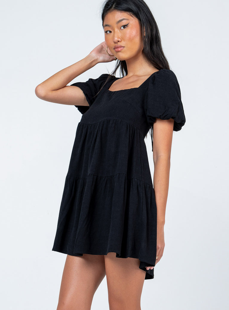 Zalia Mini Dress Black