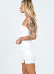 Princess Polly  Skyline Mini Dress White