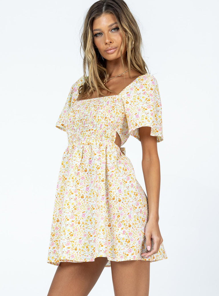Summer Nights Mini Dress Floral