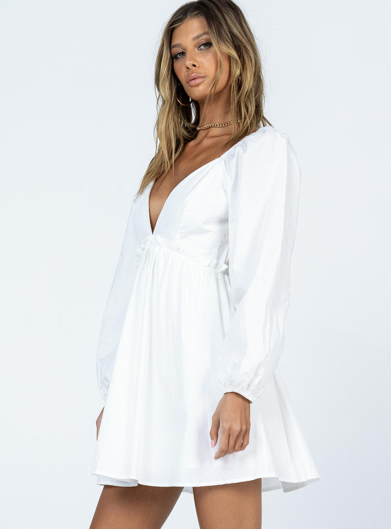 Skylark Mini Dress White