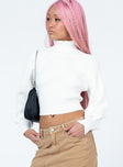 product Bernadette Sweater White Princess Polly  Cropped 