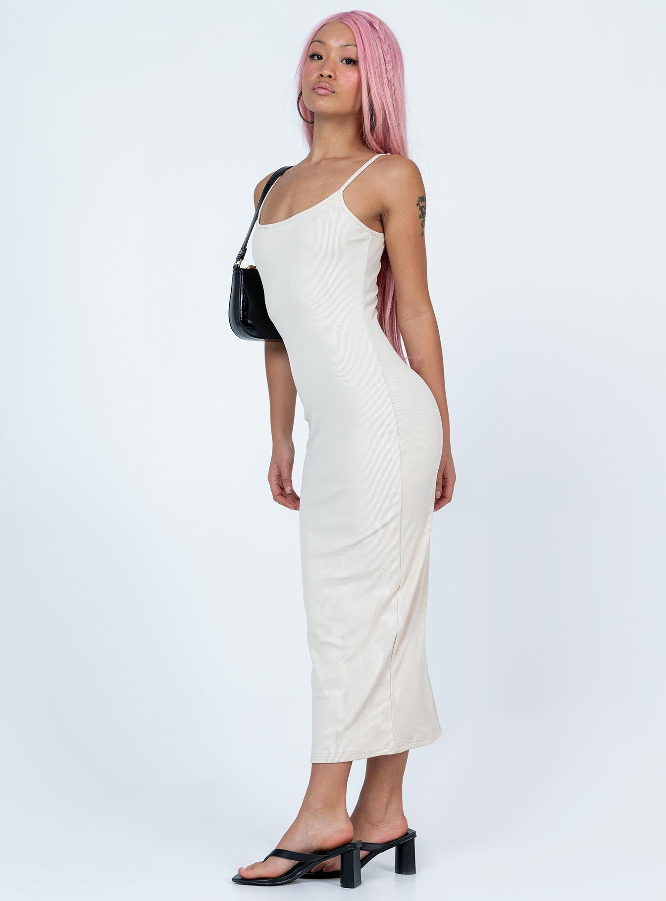 product Princess Polly High Neck  Cherie Maxi Dress Beige