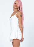 Floria Romper White