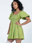 Princess Polly Dress  Dani Mini Dress Green