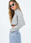 Dunn Sweater Grey Princess Polly  Cropped 