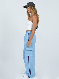 product Princess Polly High Waisted Pants  Sicilian Cargo Pants Blue