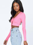 Rayna Long Sleeve Top Pink