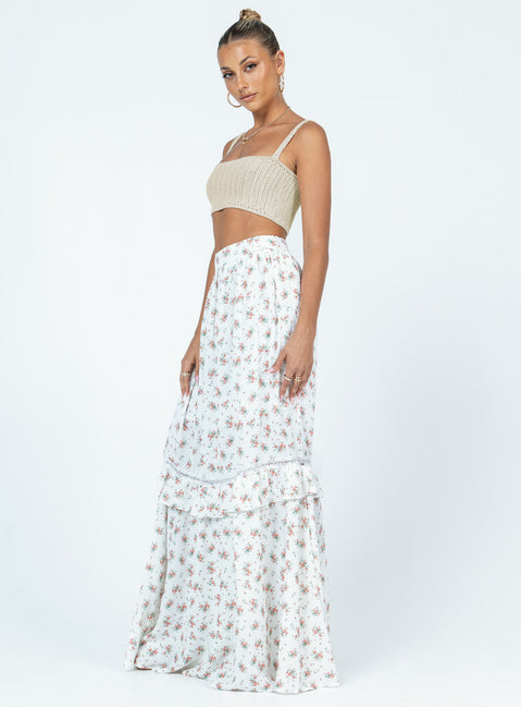 product Fowler Maxi Skirt White Princess Polly  Maxi 