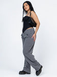 product Princess Polly High Waisted Pants  Motel Sakaria Trouser Tailoring Charcoal