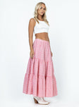 Hale Midi Skirt Pink Princess Polly  Maxi 