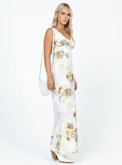 product Princess Polly Crew Neck  Cisco Maxi Dress White Multi