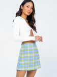 Gracia Mini Skirt Blue