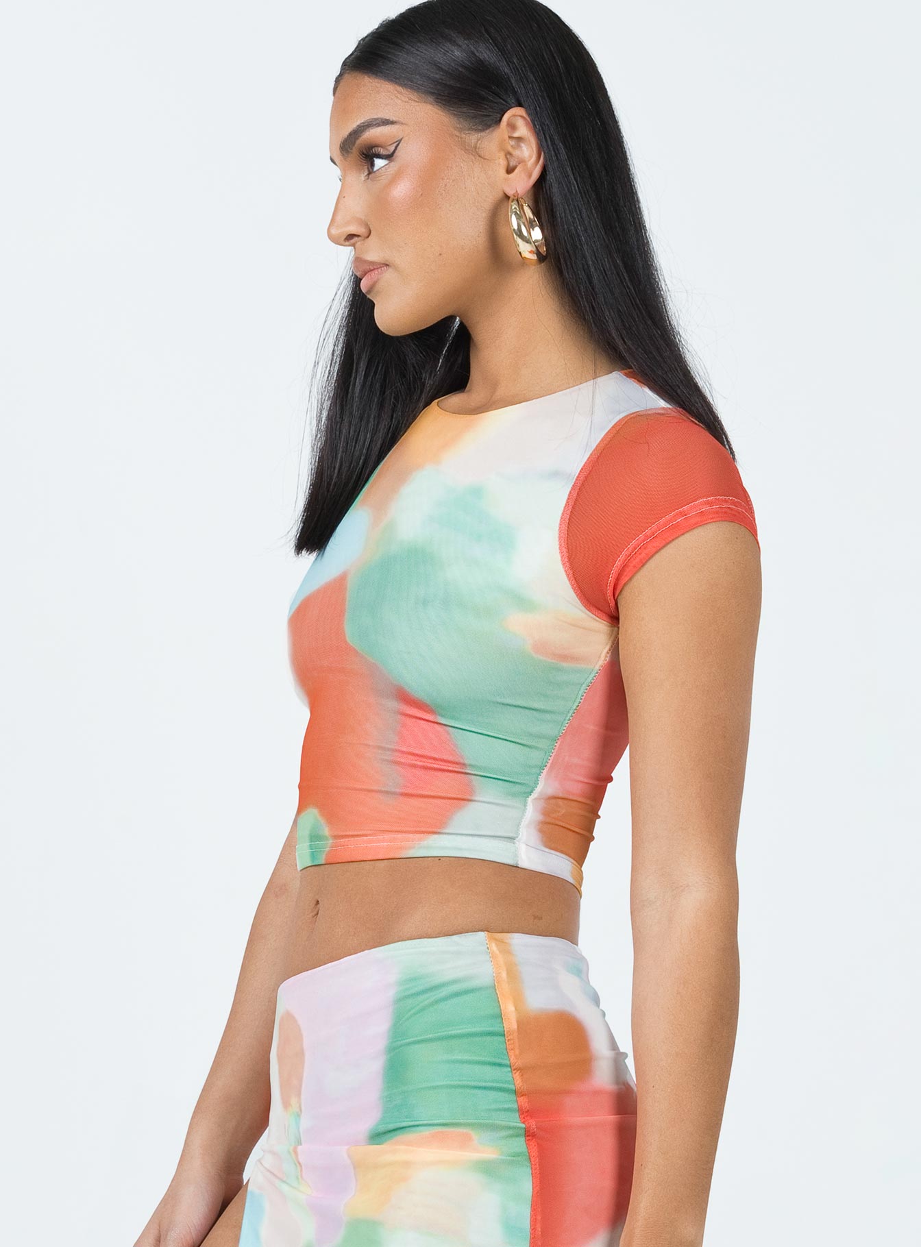 product Princess Polly Sleeveless Crew Neck  Bold Move Top Multi