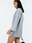 product Princess Polly High Neck High Neck  Sonelle Knit Mini Dress Grey