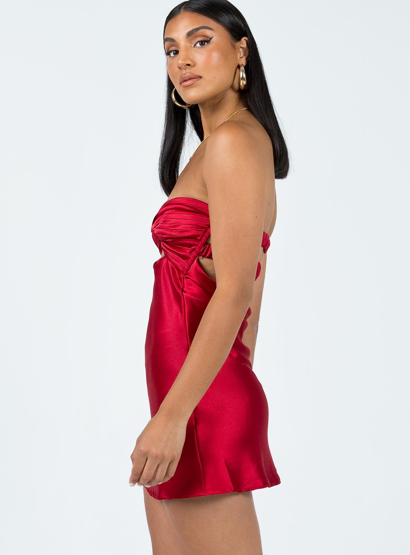 Shellie Mini Dress | Red | Womens | Princess Polly Shellie Mini Dress | Red | Womens | Princess Polly