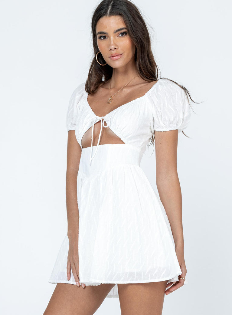 Caria Mini Dress White