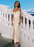 product Princess Polly Sweetheart Neckline  Kinney Strapless Maxi Dress Cream