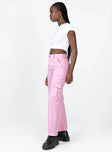 Princess Polly   Adelaide Cargo Jeans Pink