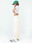 product Princess Polly High Waisted  Copeland Jeans White