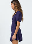 product Princess Polly High Neck High Neck  Someday Soon Mini Dress Navy