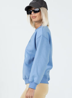 Malibu Athletics Sweatshirt Blue Princess Polly  regular 