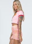 Jarlina Mini Skirt Pink