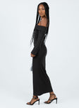 product Princess Polly Asymmetric Neckline  Maida Maxi Dress Black