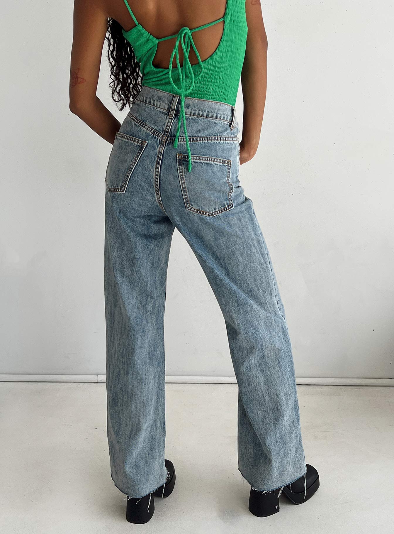 product Princess Polly High Waisted  True Romance Jean Duke Blue