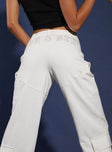 product Princess Polly  JGR & STN Christina Cargo Pant White