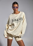 JGR & STN Mode Sweatshirt Ivory Princess Polly  regular 