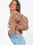 Candy Cardigan Multi Princess Polly  Cropped 