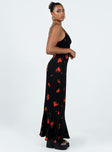 product Princess Polly Crew Neck  Lucan Maxi Dress Black / Red