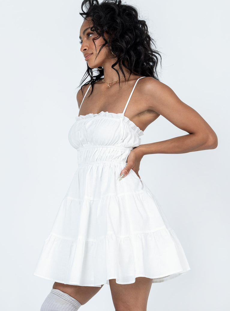 Ceara Mini Dress White