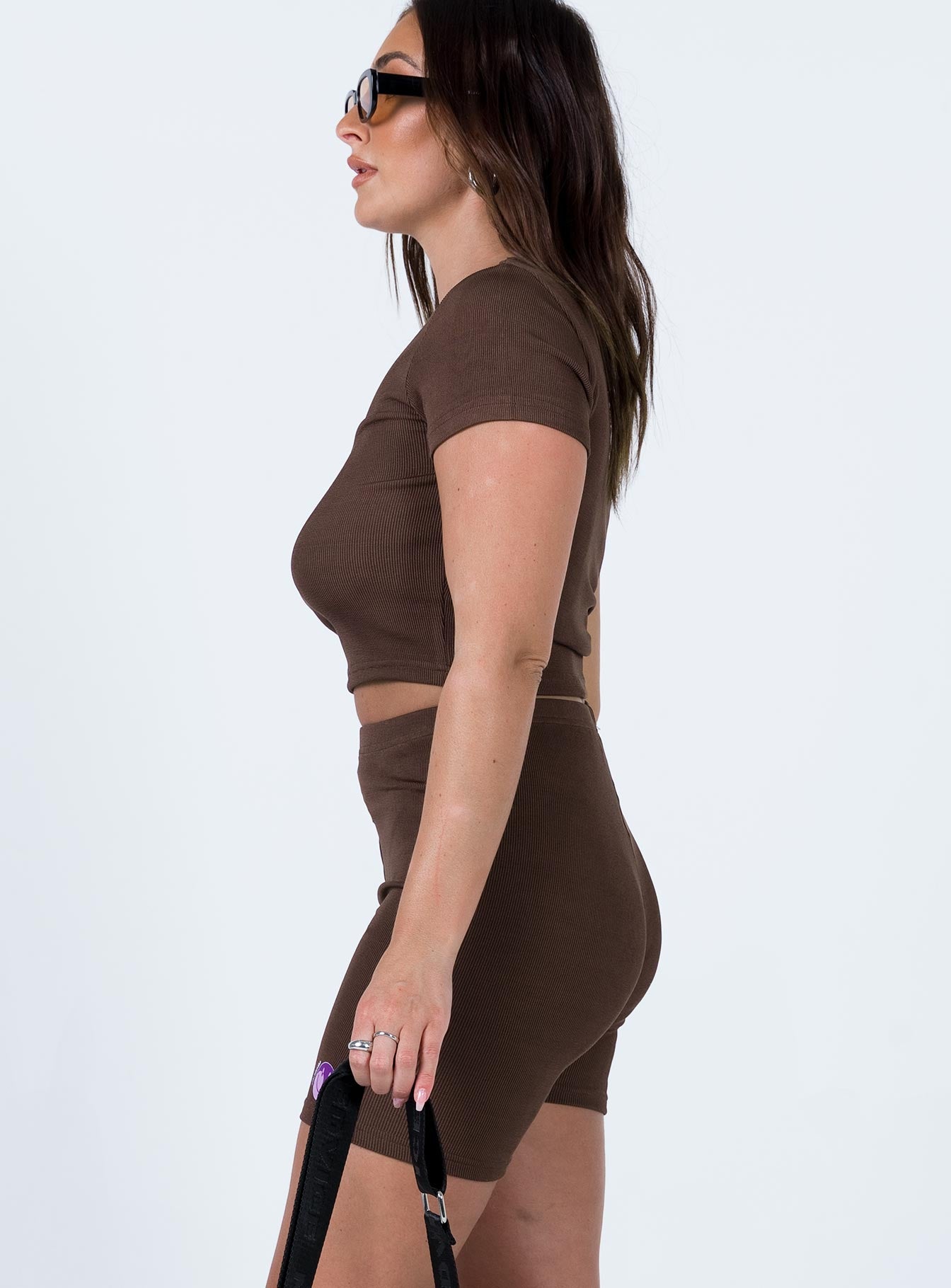 Happiness Bike Shorts Brown