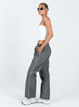 product Princess Polly High Waisted Pants  Downtown Parachute Pants Slate