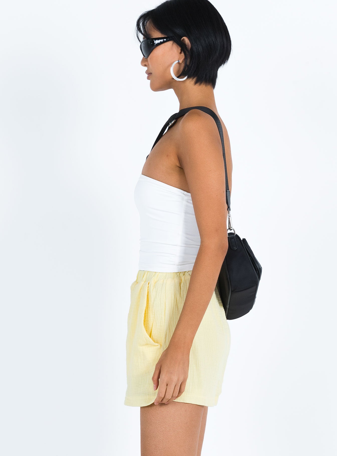 Mateo Shorts Lemon Princess Polly mid-rise 