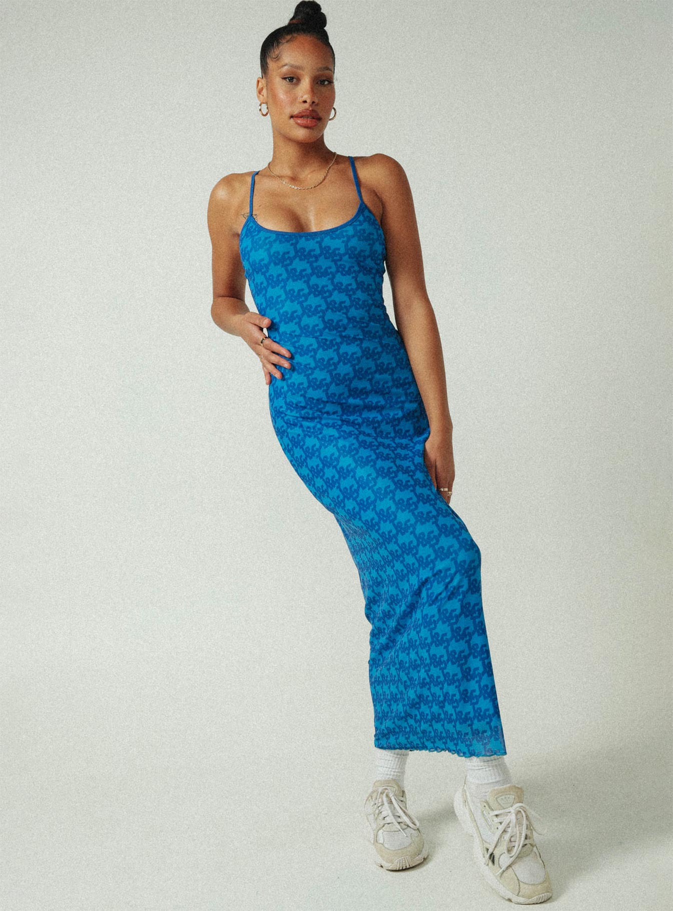 product Princess Polly Scoop Neck  JGR & STN Cassie Maxi Dress Blue