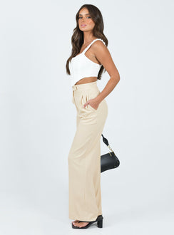 product Princess Polly High Waisted Pants  Regence Pants Beige