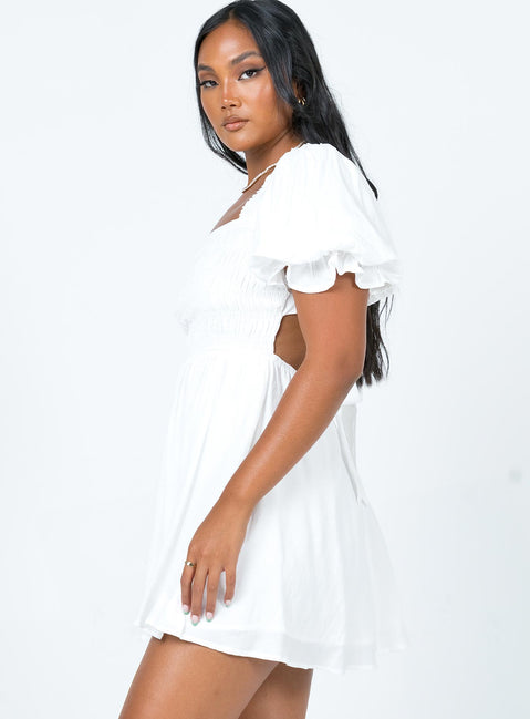 Dani Mini Dress White Dani Mini Dress White