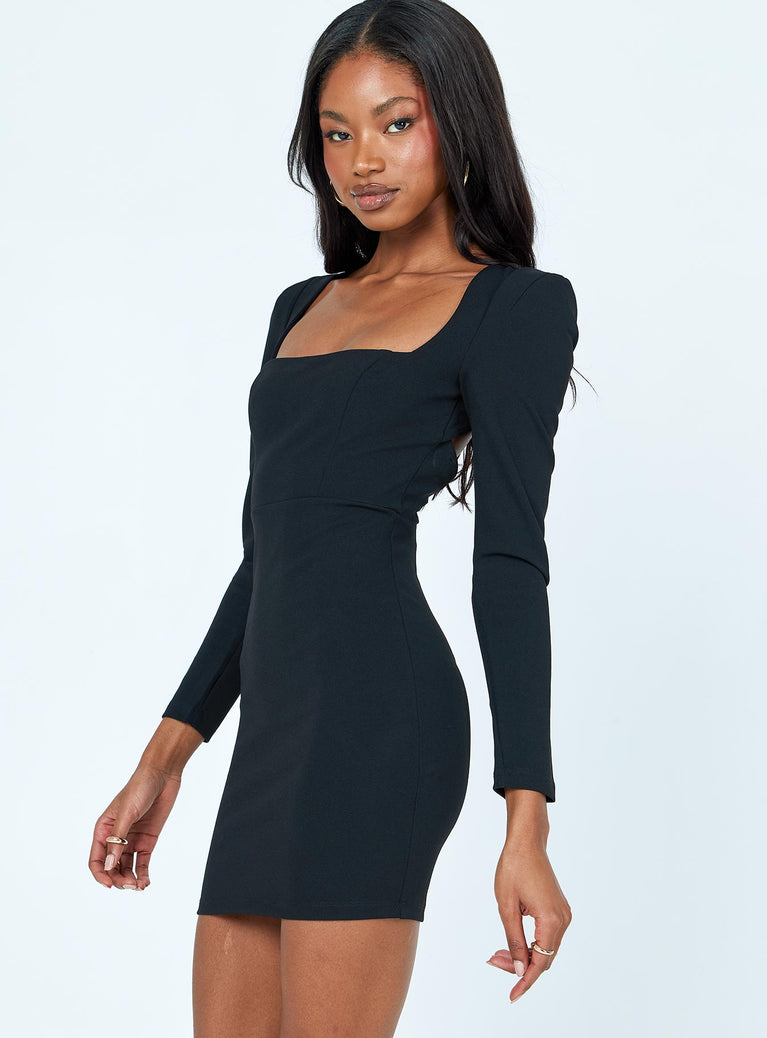 Brigitta Mini Dress Black