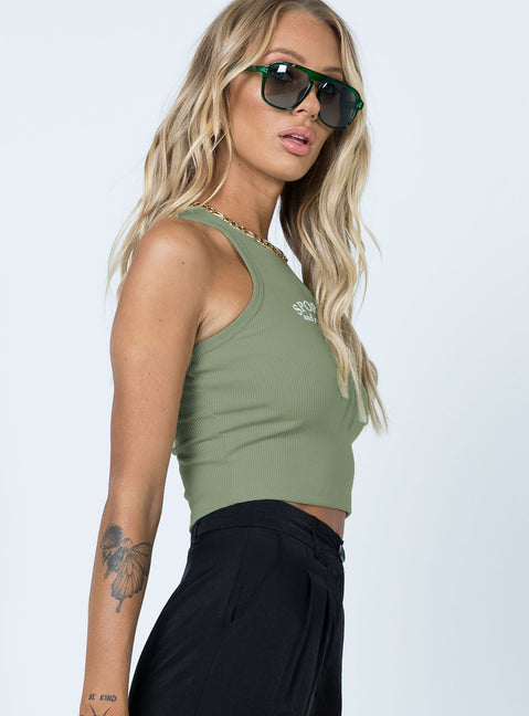 Striker Tank Top Sage 