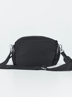 Crossbody bag Nylon material Silver-toned hardware Zip fastening Front & side pocket detailing Adjustable & removable crossbody strap Inner pocket zip fastening Flat base with feet studs