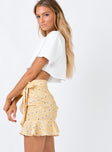 Zecca Mini Skirt Yellow