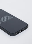 Punk iPhone Case Black