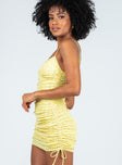 Arielle Mini Dress Yellow