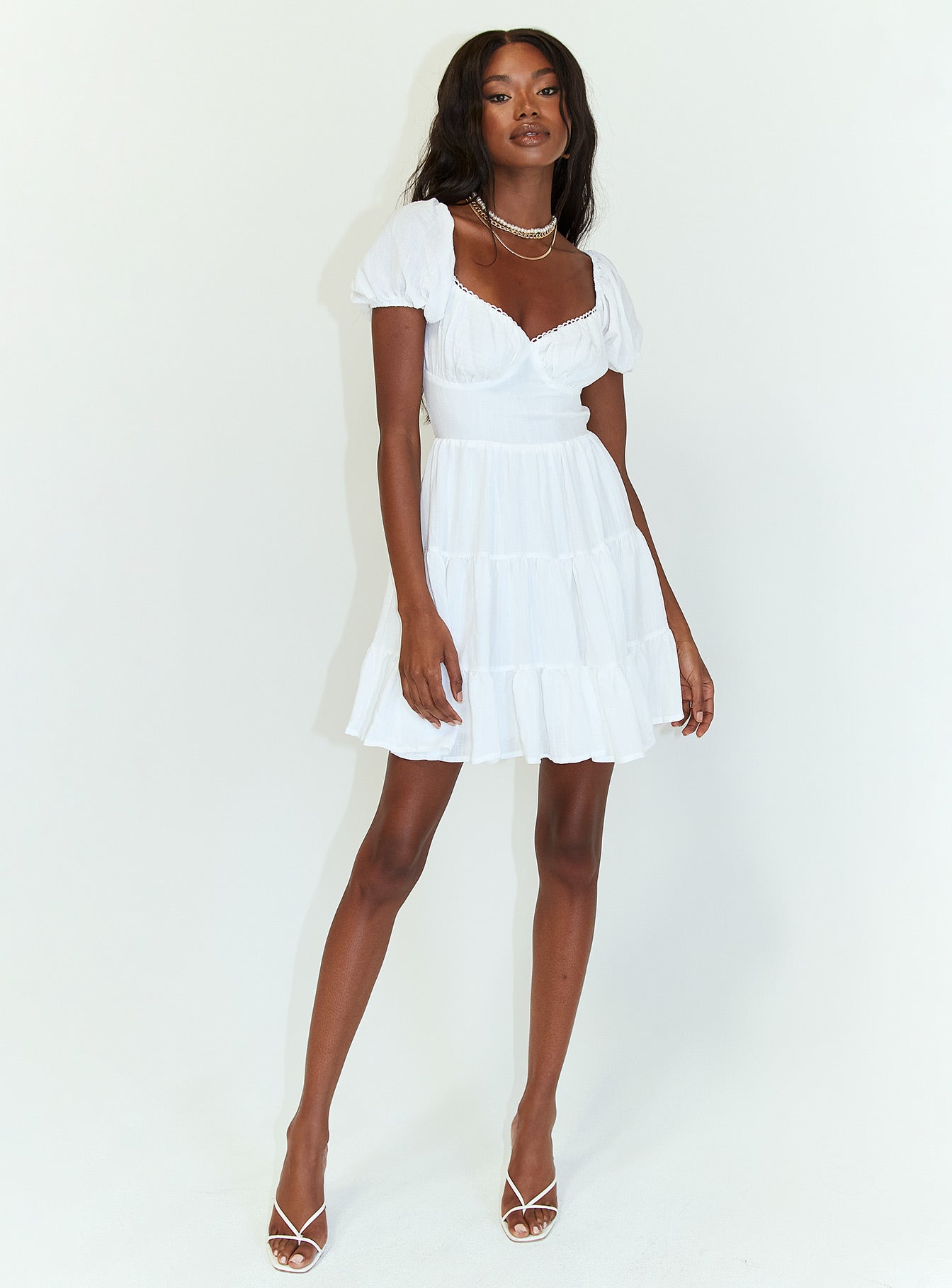Danny Mini Dress White | Princess Polly Danny Mini Dress White | Princess Polly