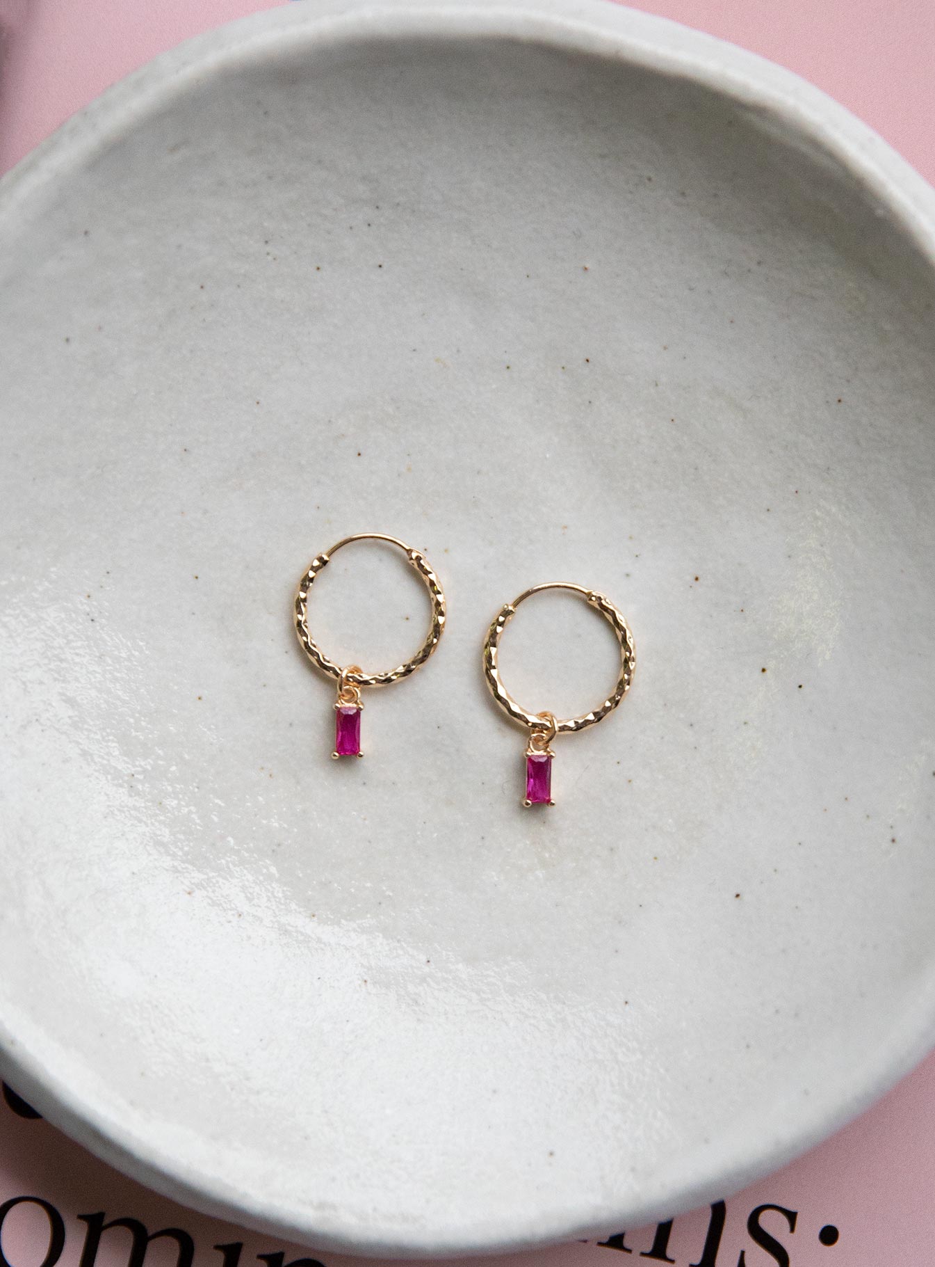 Razzle Dazzle Hoops Fuschia