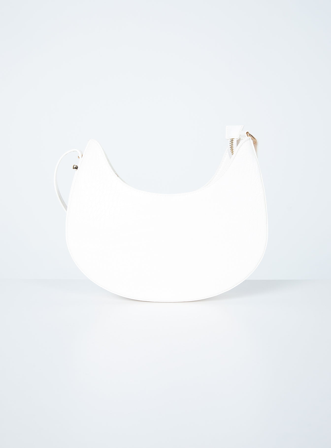 State of Mind Bag White Croc Eco