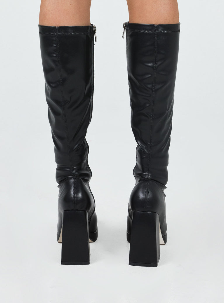 Faux Leather Tall Boots | Ardene