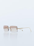 Killing Me Softly Sunglasses Light Brown